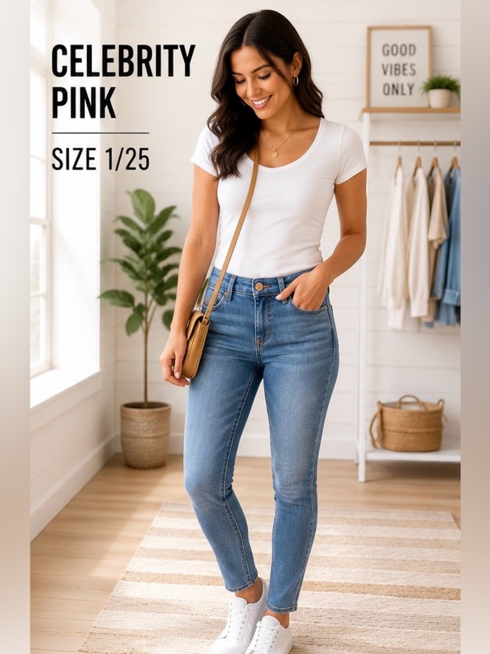 Celebrity Pink High-Rise Skinny Jeans - Blue